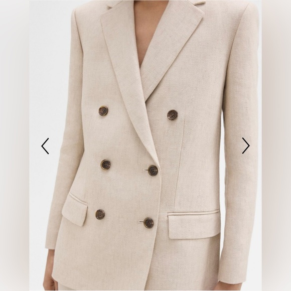 Stylish doubler-breasted blazer - Theory - Picture 4 of 4